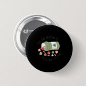 Apothekersassistent Kerst Apotheek Afstuderen Ronde Button 5,7 Cm (Voorkant /achterkant)
