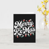 Apothekersassistent Kerst Apotheker Apotheek Kaart (Gele Bloem)