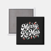 Apothekersassistent Kerst Apotheker Apotheek Magneet (Voorkant / Achterkant)