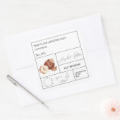 apothekersetiket vierkante sticker (Envelop)