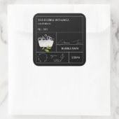 Apothekersgroene Thee Bubbelbad Label (Tas)