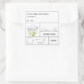 Apothekersgroene Thee Bubbelbad Label (Tas)
