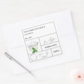 Apothekersmunt bubbelbad label (Envelop)