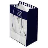 Apothekersschool Afstudeerder Medium Cadeauzakje (Voorkant Gekanteld)