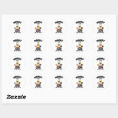 Apothekersschool Humor Ronde Sticker (Vel)