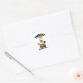 Apothekersschool Humor Ronde Sticker (Envelop)