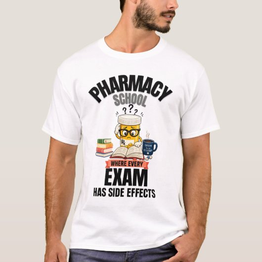 Apothekersschool Humor T-shirt (Voorkant)