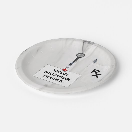 apothekersschool papieren bordje (Gekanteld)