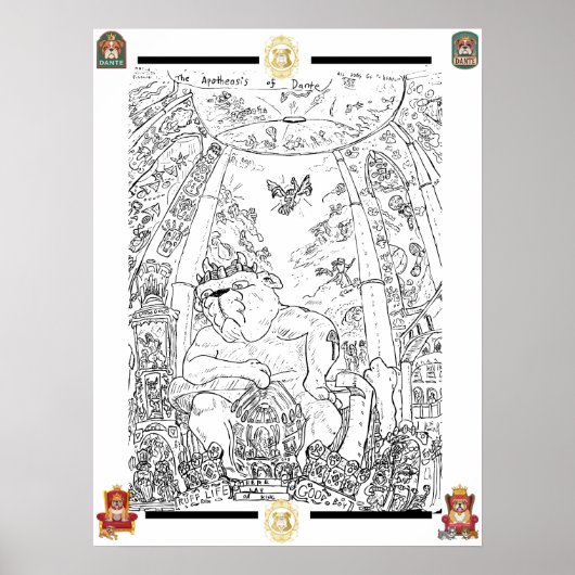 Apotheose of het Dante Poster (Voorkant)