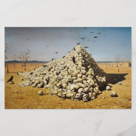 Apotheose of War (Death and Destruction) (Skulls) Briefpapier