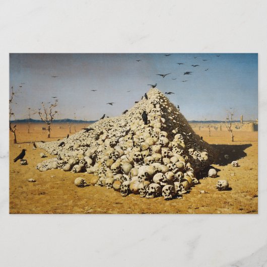 Apotheose of War (Death and Destruction) (Skulls) Briefpapier (Voorkant)