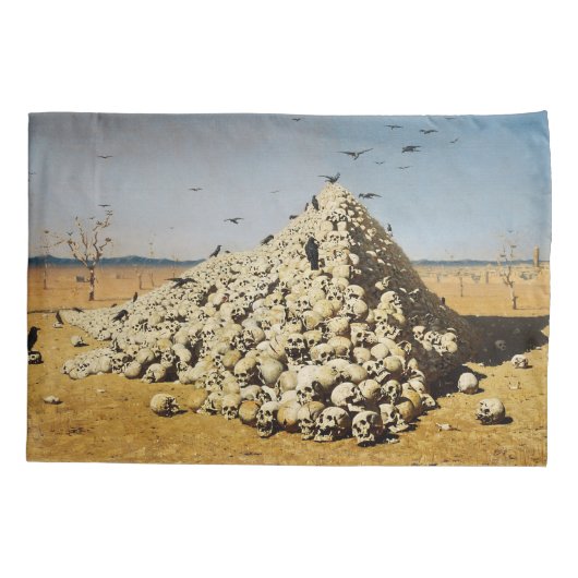 Apotheose of War (Death and Destruction) (Skulls) Kussensloop (Achterkant)