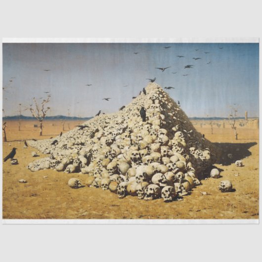 Apotheose of War (Death and Destruction) (Skulls) Tissuepapier (Voorkant)