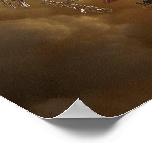 Apotheose-Poster bij ruimtevaartingenieurs Poster (Hoek)