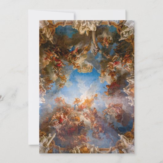 Apotheose van Hercules in Chateau de Versailles Bedankkaart (Voorkant)