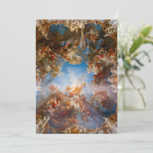 Apotheose van Hercules in Chateau de Versailles Bedankkaart (Staand voorkant)