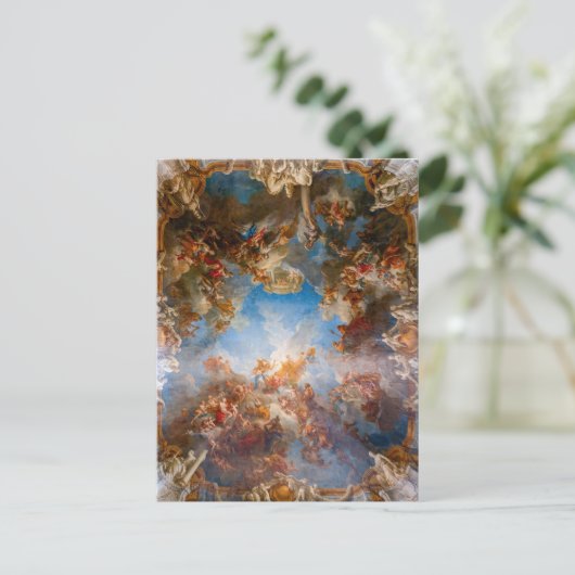 Apotheose van Hercules in Chateau de Versailles Briefkaart (Staand voorkant)