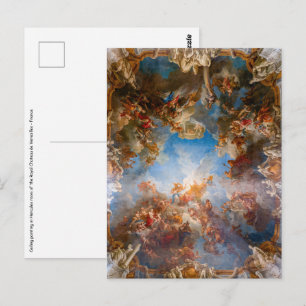 Apotheose van Hercules in Chateau de Versailles Briefkaart
