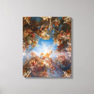 Apotheose van Hercules in Chateau de Versailles Canvas Afdruk