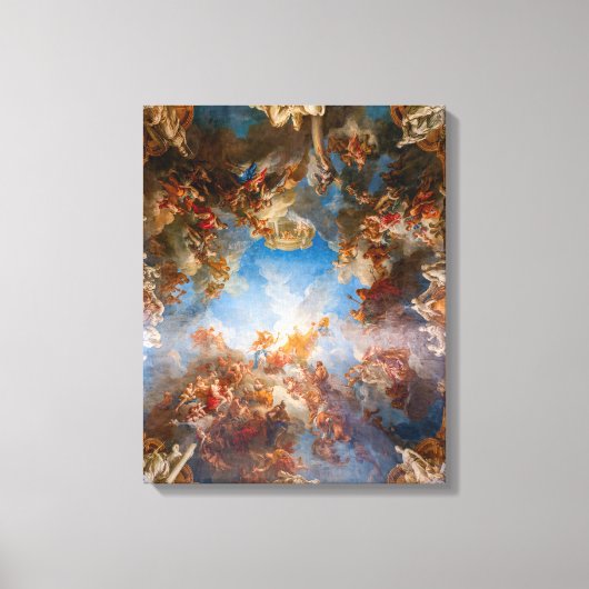 Apotheose van Hercules in Chateau de Versailles Canvas Afdruk (Voorkant)