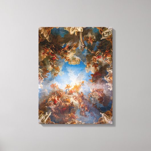Apotheose van Hercules in Chateau de Versailles Canvas Afdruk (Voorkant)