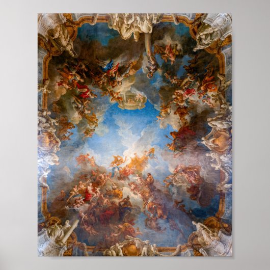 Apotheose van Hercules in Chateau de Versailles Poster (Voorkant)