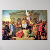 Apotheose van Homer door Ingres Jean Auguste Domin Poster (Voorkant)