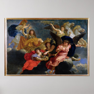 Apotheose van koning Louis XIV van Frankrijk Poster