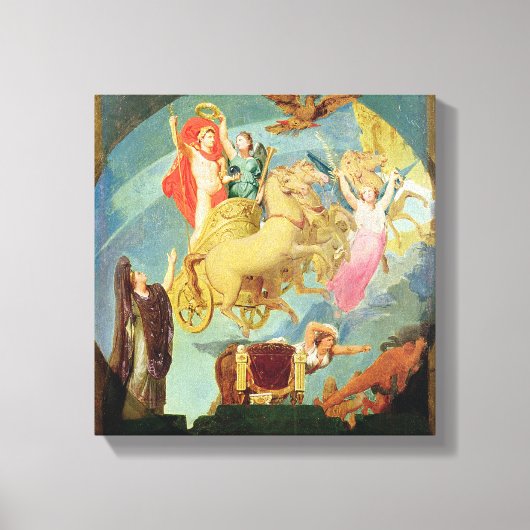 Apotheose van Napoleon I 1853 Canvas Afdruk (Voorkant)