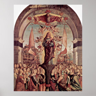 Apotheose van St. Ursula door Vittore Carpaccio Poster
