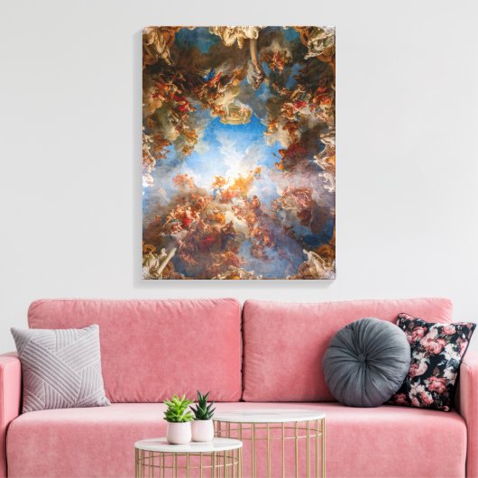 Apotheosis of Hercules in Chateau de Versailles Canvas Afdruk (Insitu (Woonkamer))