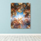 Apotheosis of Hercules in Chateau de Versailles Canvas Afdruk (Insitu (Houten vloer))