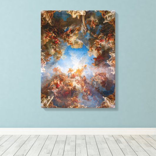 Apotheosis of Hercules in Chateau de Versailles Canvas Afdruk (Insitu (Houten vloer))