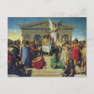 Apotheosis of Homer, 1827 Briefkaart