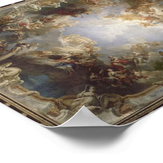 Apothèse d'Hercuele Château de Versailles Poster (Hoek)