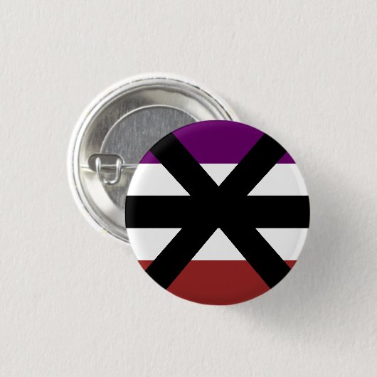 Apothisexual Pride Flag Badge Ronde Button 3,2 Cm (Voorkant /achterkant)