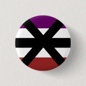 Apothisexual Pride Flag Badge Ronde Button 3,2 Cm (Voorkant)