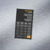 App Calculator van accountant Magnetisch Visitekaartje (Voorbeeld)