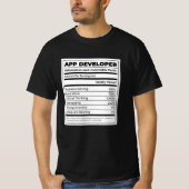App Developer Funny neutritunal Gift T-shirt (Voorkant)