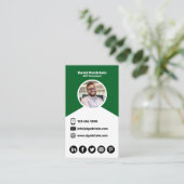 App Developer - Green Visitekaartje (Staand voorkant)