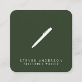 App-pictogramvorm met logo vierkante visitekaartje (Voorkant)