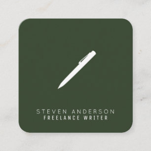 App-pictogramvorm met logo vierkante visitekaartje