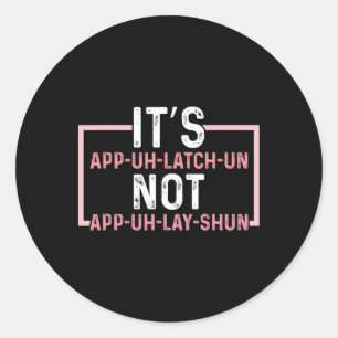 App Uh Latch Un Bergen Wandelaren Klimmers Berg Ronde Sticker