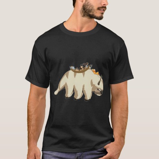 Appa (Avatar de laatste luchtmeester) Actief T-shirt (Voorkant)