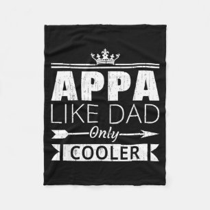 Appa Cooler Grappige Koreaanse Vader Vaderdag Cita Fleece Deken