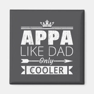 Appa Cooler Grappige Koreaanse Vader Vaderdag Cita Magneet