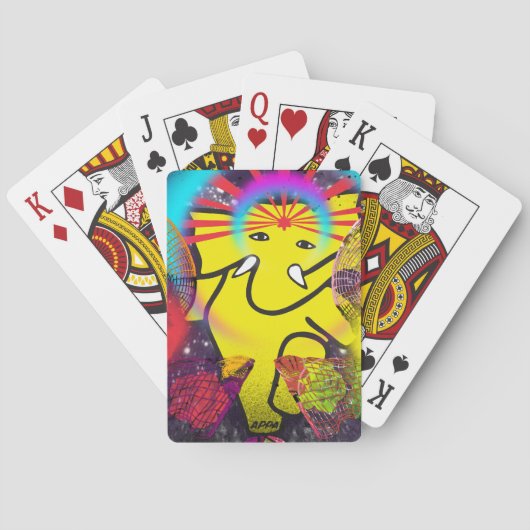 Appa de dansolifant speelkaarten (Achterkant)