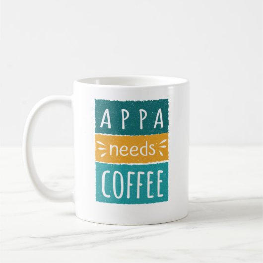 Appa heeft koffie-Mok nodig Koffiemok (Links)