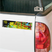 APPA: MUZIEK IS GENEESMIDDEL BUMPERSTICKER (Op Truck)