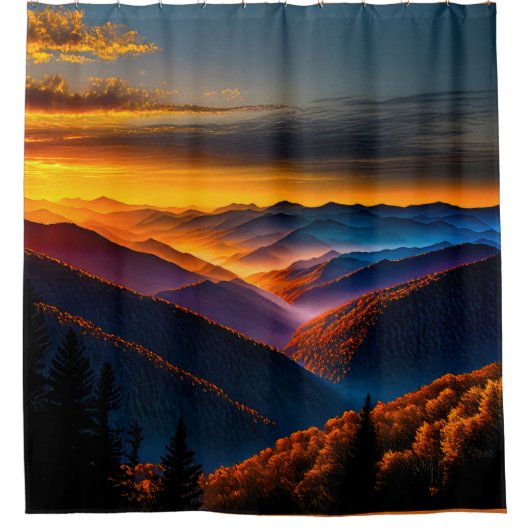 Appalachen 001 douchegordijn (Voorkant)